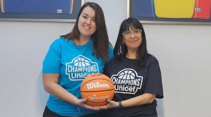 Natalia de Felipe, responsabilitat Social Corporativa i Protocol i Dàmaris Castellanos, directora d’UNICEF Andorra. Foto: Cedida