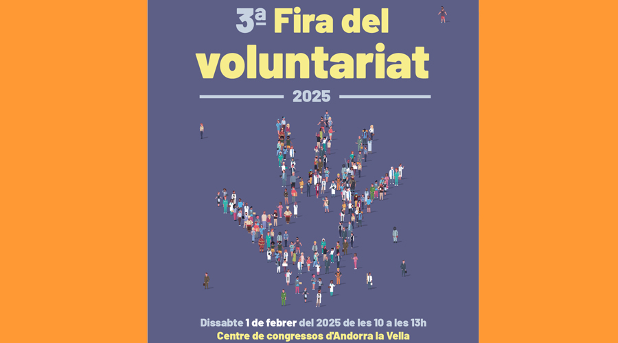 Cartell anunciador de la tercera Fira del voluntariat (SFGA)