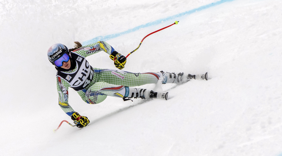 Cande Moreno, a Garmisch. Foto: Millo Moravski Agence Zoom