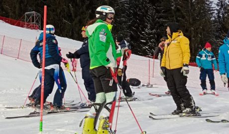 Carla Mijares, al reconeixement de l'eslàlom de Flachau, aquest dimarts
