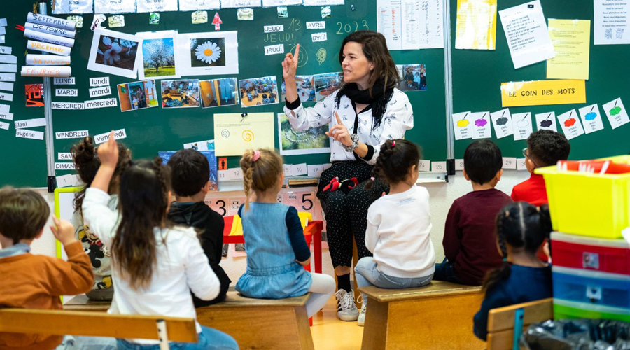 Una de les classes de 2024 per a l'aprenentatge del català a Catalunya Nord (APLEC)