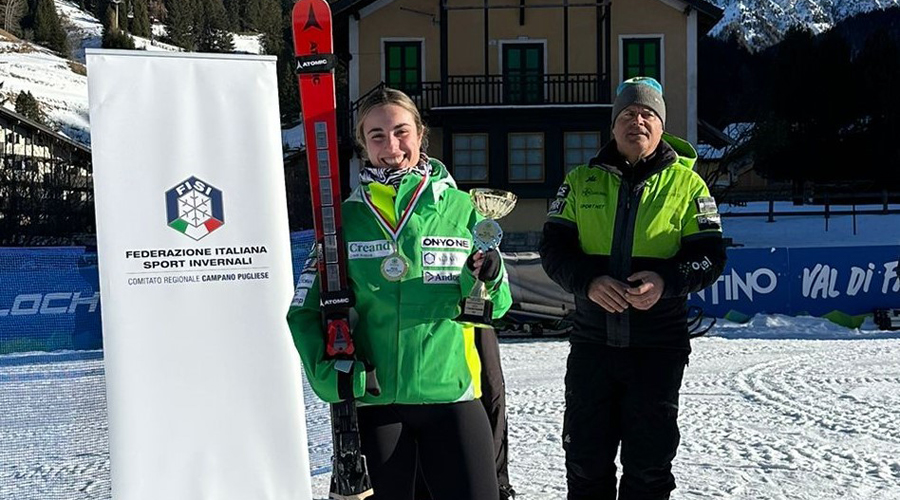 Clàudia Garcia, guanyadora de l'NJR de San Giovanni, aquest diumenge. Foto: FAE