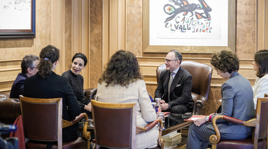 Trobada entre les delegacions d'Andorra i Liechtenstein (SFGA)