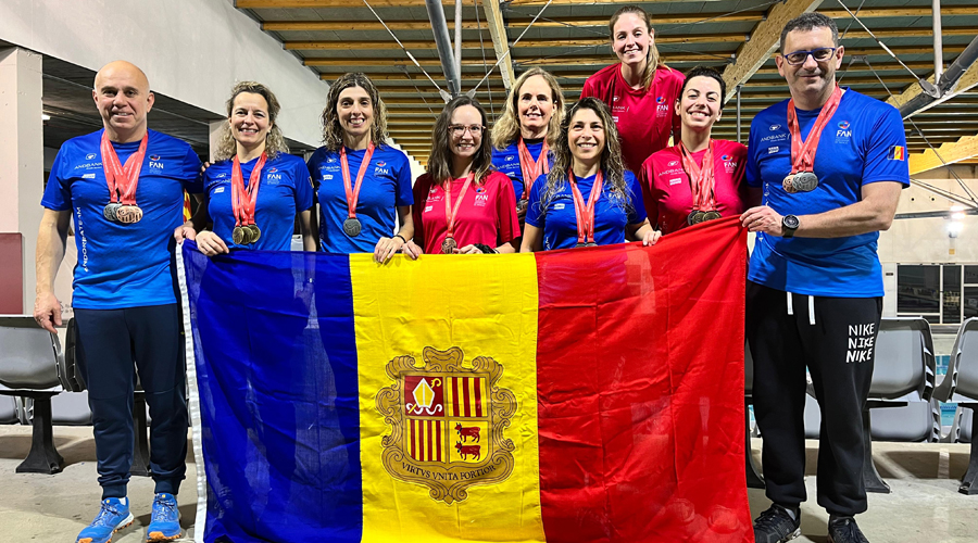 La delegació de la natació andorrana a Manresa (FAN)