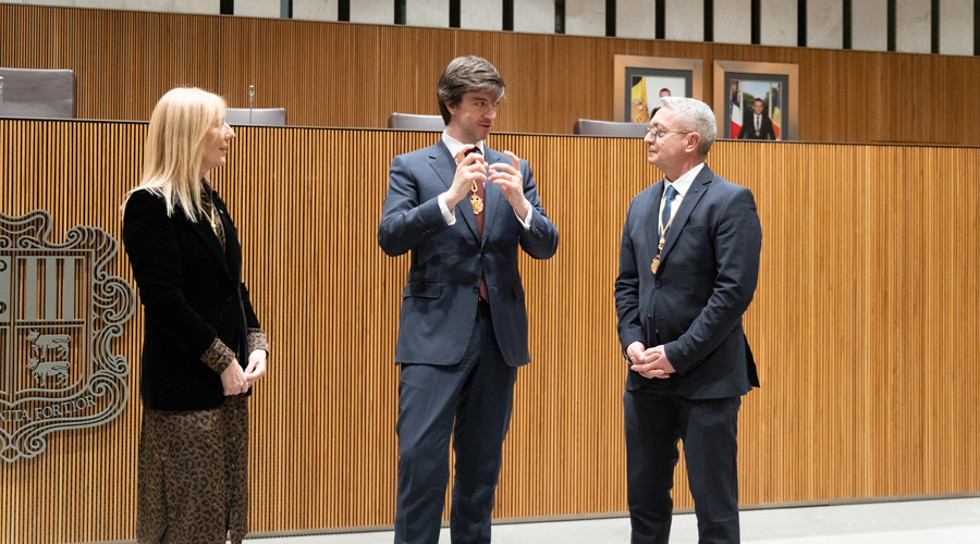 Sandra Codina, Carles Ensenyat i Patrice Faure (Consell General)