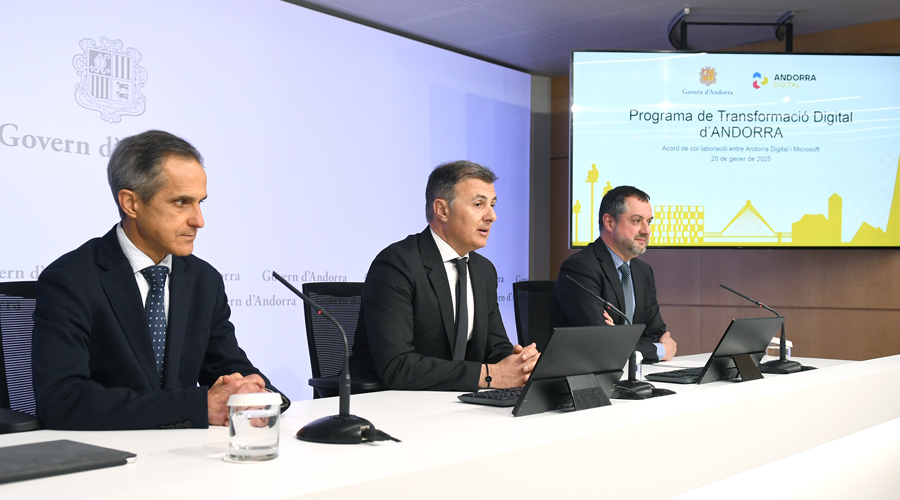 La col·laboració s'ha segellat aquest dilluns a l'edifici administratiu del Govern (SFGA)