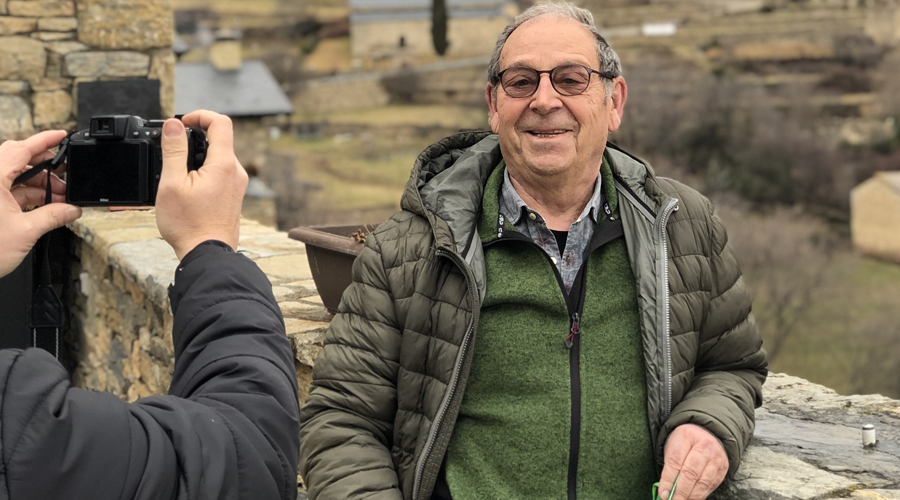 L'empresari i fundador de Fluidra, Joan Planes Vila, a Estamariu (Foto: Fundació Planes Corts)