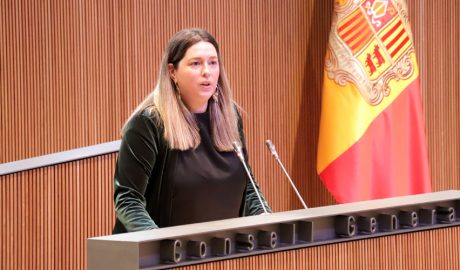 Maria Martisella durant la seva intervenció