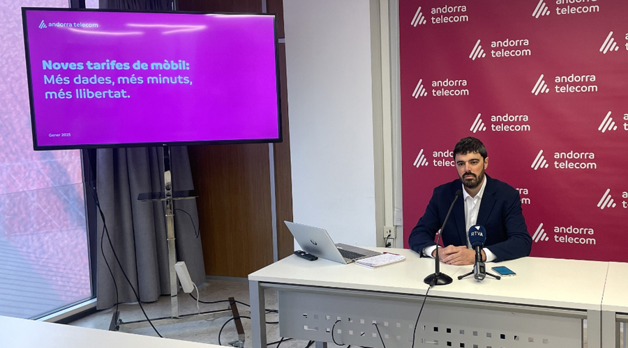 L'operadora ha presentat les noves tarifes aquest dilluns (Andorra Telecom)
