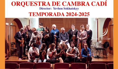 Cartell de l'Orquestra de Cambra Cadí corresponent a la temporada 2024-2025