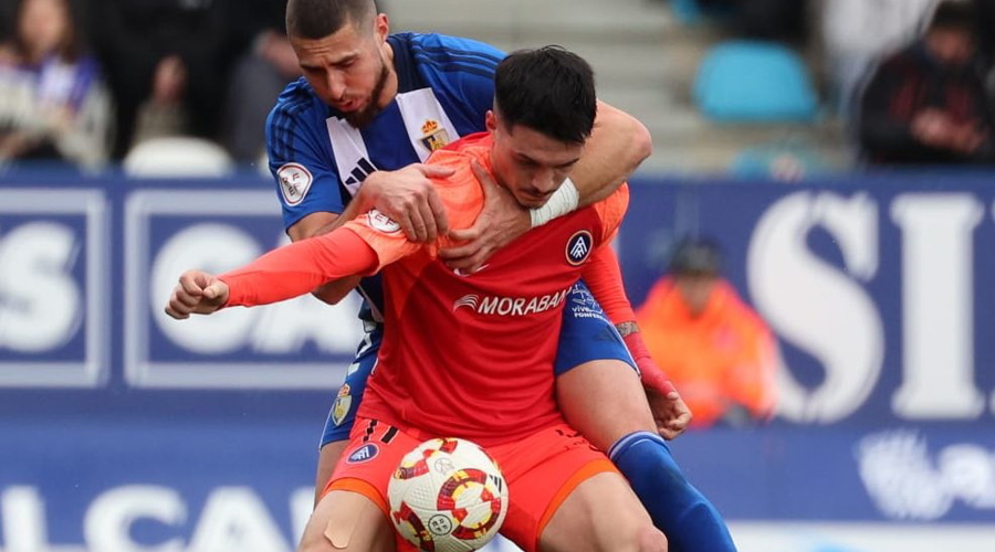 Imatge del partit Ponferradina - FC Andorra. Foto: Club