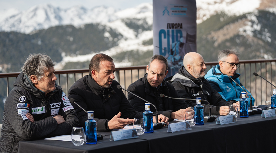 Presentació de la Copa d’Europa masculina d’esquí alpí. Foto: Organització