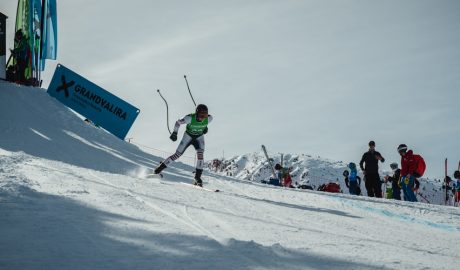 Una de els imatges que ha deixat el supergegant FIS a la pista Àguila