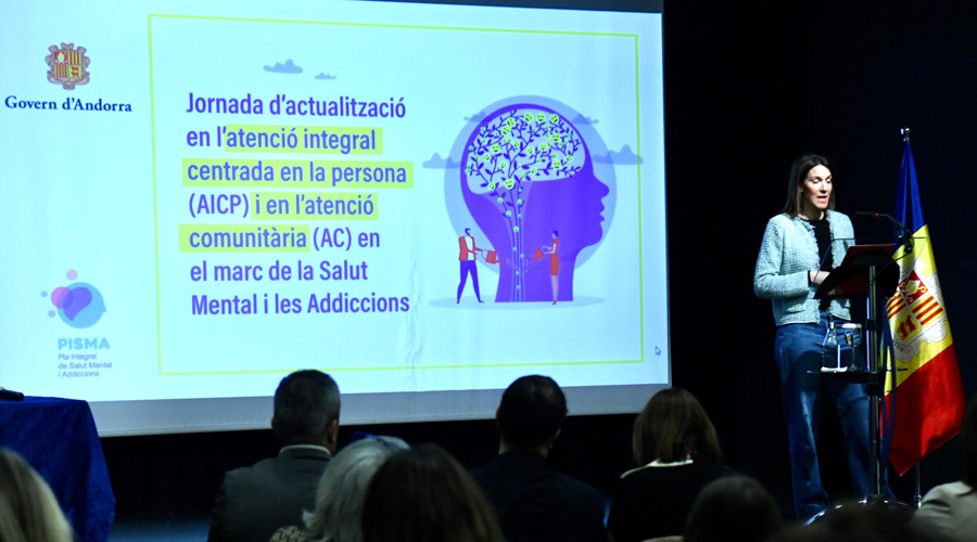 La secretària d'Estat de Salut durant la jornada sobre salut mental (SFGA)