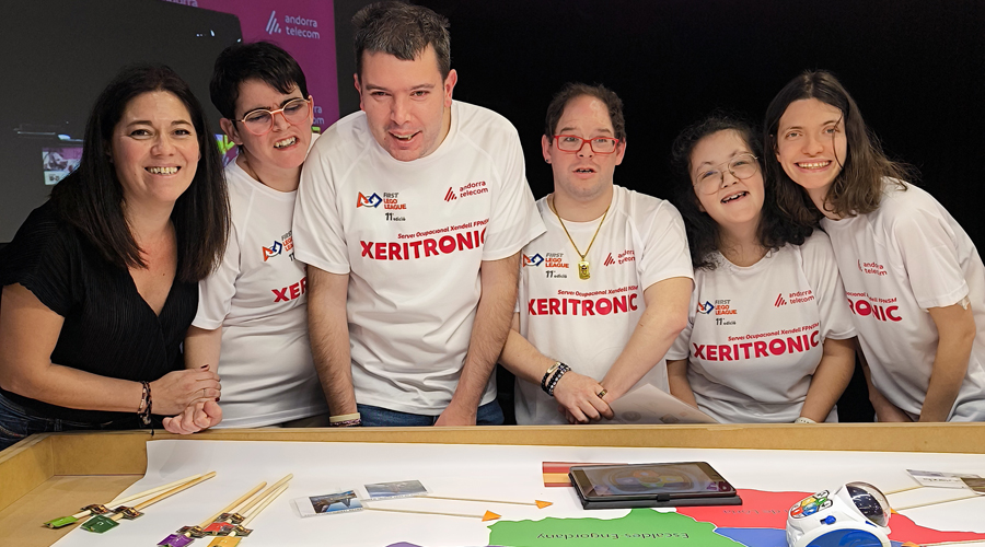 L'equip Xeritronics del Servei Ocupacional Xeridell (FPNSM)