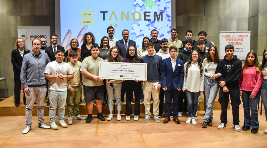 Acte de cloenda de la novena edició del projecte Tàndem (Andorra Business)