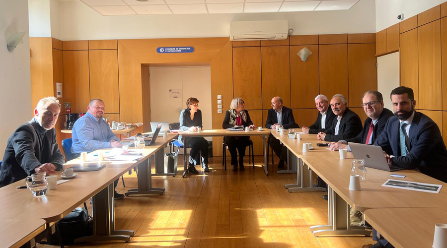 Reunió a Foix amb responsables de la CCIS, la CEA i els seus homòlegs de l'Arieja (CEA)