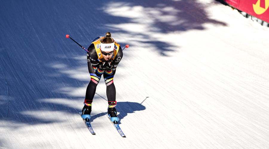 Gina del Rio, a Toblach, aquesta temporada. Foto: Vanzetta Nordic Focus