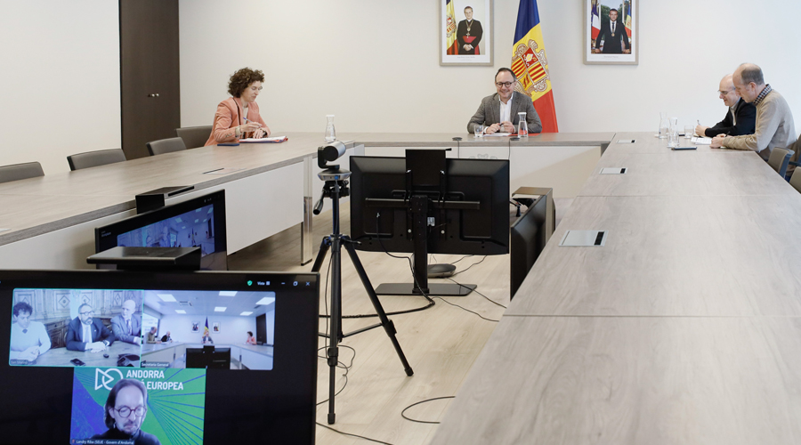 Reunió telemàtica entre Andorra i San Marino (SFGA)