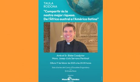 Cartell anunciant la taula rodona