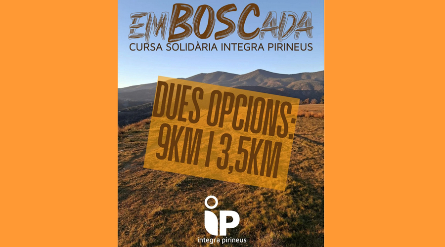Cartell de la cursa solidària 'EmBoscada'