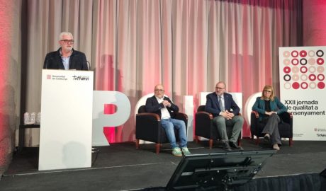 El cap del Servei de Formació Agrària del Departament d’Agricultura, Joan Minguet, durant l'acte de reconeixement