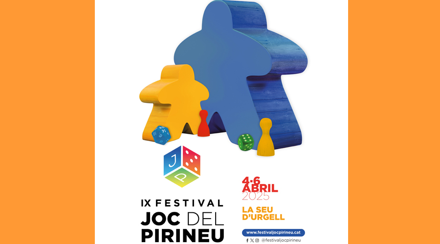 Cartell del IX Festival del Joc del Pirineu (Aj. la Seu)