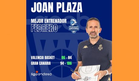 En tècnic tricolor, elegit millor entrenador del febrer a la Liga Endesa