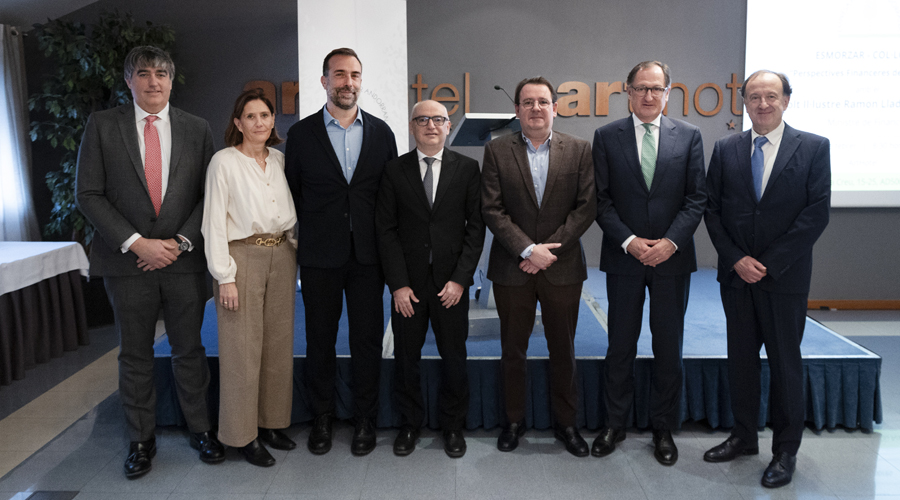 El ministre, Ramon Lladós, just al centre de la imatge (EFA)