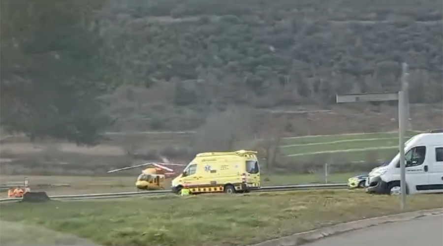 Les emergències en el lloc de l'accident (AndorraDifusió)