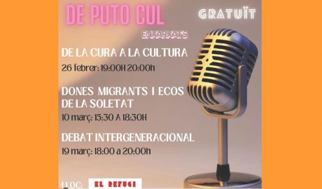 Gravacions del pòdcast 'De puto cul', d'un grup d'alumnes de l'Institut Joan Brudieu de la Seu