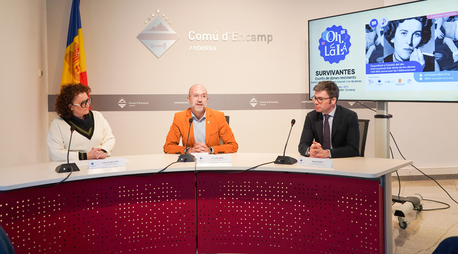 Presentació a Encamp del recital "Survivantes" (Comú d'Encamp)