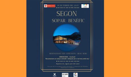 Cartell anunciador del segon Sopar Benèfic