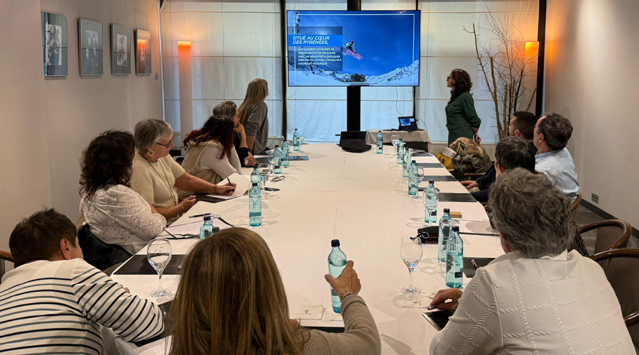 Els representants de les agències franceses en la seva estada al Principat (Andorra Turisme)