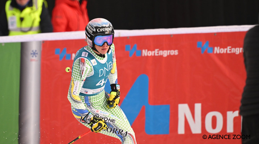 Cande Moreno, en les passades curses de Kvitfjell