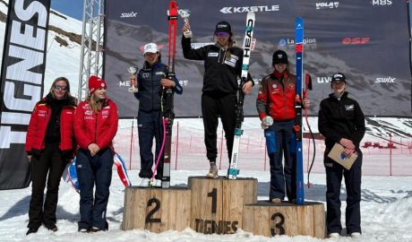 Cande Moreno dalt de tot del podi