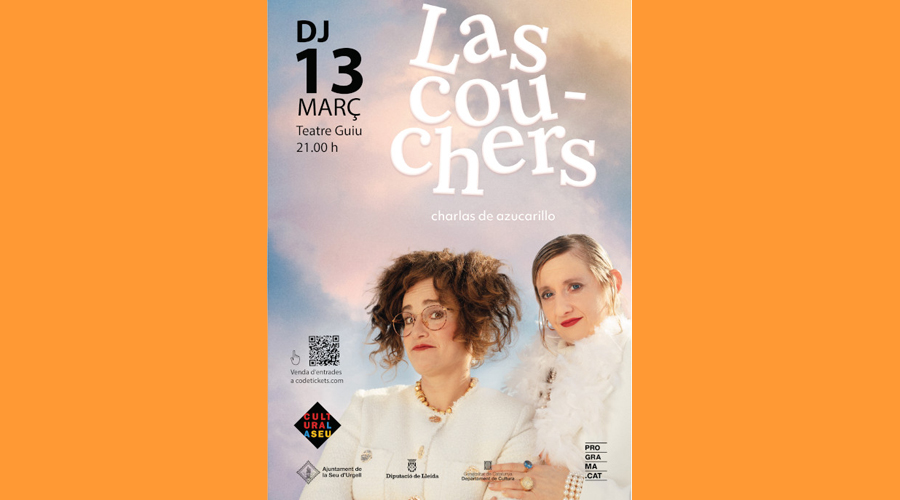 Cartell de l'espectacle "Charlas de azucarillo" (Aj. la Seu)