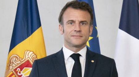 El copríncep francès, Emmanuel Macron