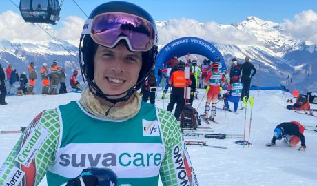 L'esquiador de para alpí, Roger Puig, a Veysonnaz