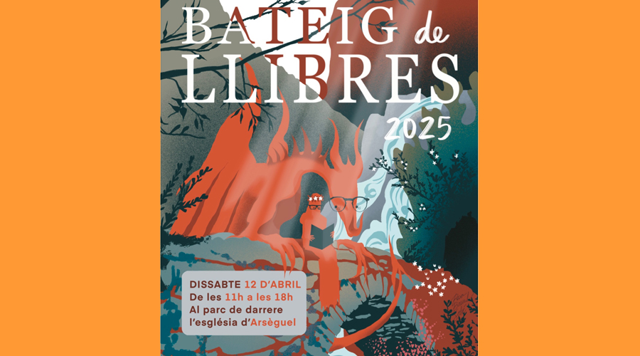Cartell anunciant la iniciativa "Bateig de Llibres" a Arsèguel