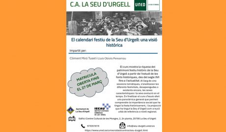 Cartell anunciador del curs