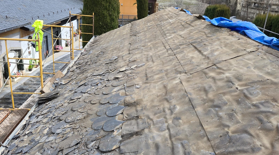 Coberta de l’església de Sant Marc i Santa Maria d’Encamp (SFGA)