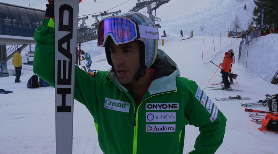 L'esquiador andorrà, Joan Verdú, als EUA (FAE)