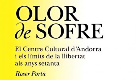 Fragment de la coberta del llibre "Olor de sofre", de Roser Porta