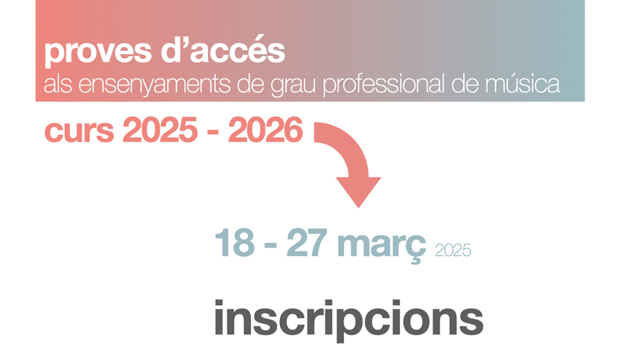 Cartell anunciant el període de preinscripcions (Aj. la Seu)