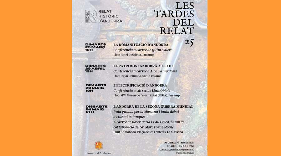 Programa del cicle "Les tardes del relat"