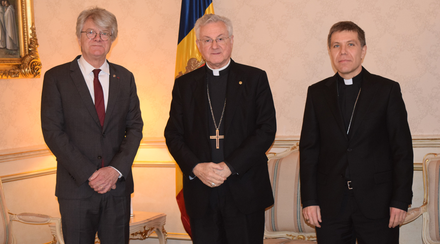 Jean-Claude Tribolet, Joan-Enric Vives i Josep-Lluís Serrano (Bisbat d'Urgell)