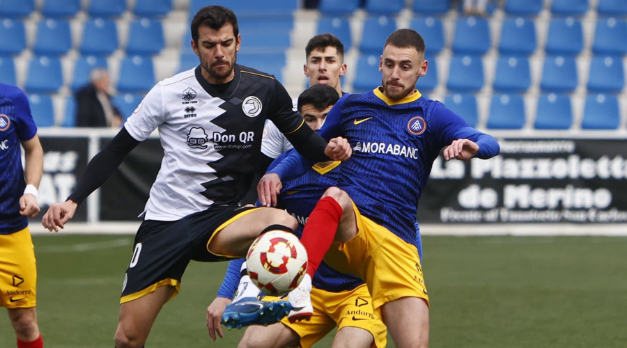Imatge del partit Unionistas 3 - FC Andorra 1. Foto: FC Andorra