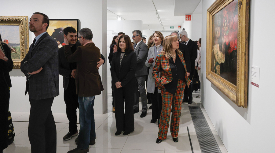 Una imatge de la inauguració de l'Exposició "Vincles" (MCTA)