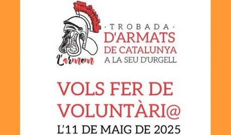 Cartell per a captar voluntaris per als Armats de la Seu